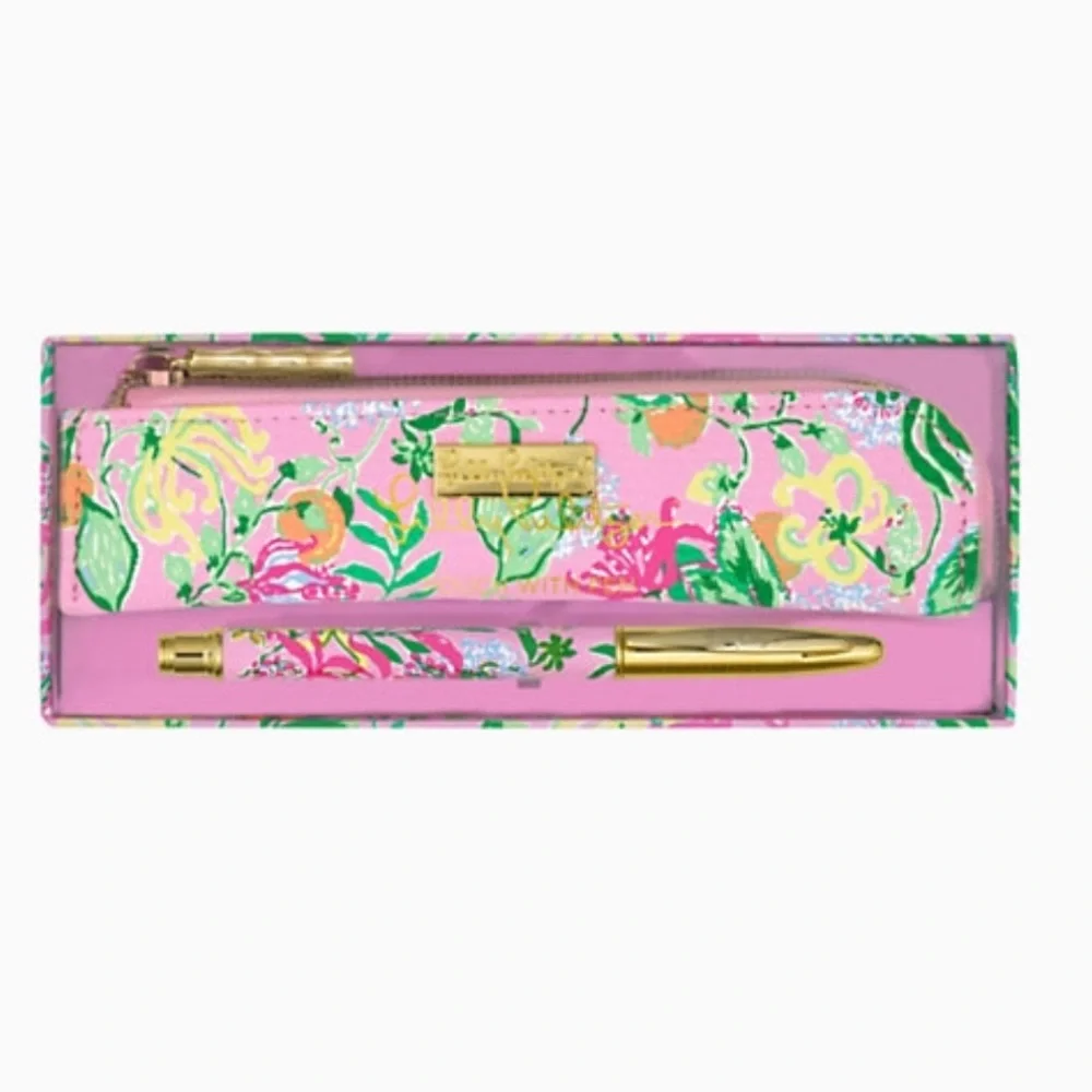 Pen With Pouch by Lilly Pulitzer. NWT, Designer